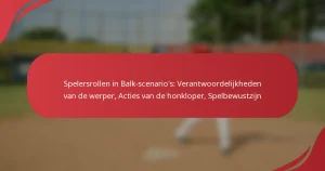 Spelersrollen in Balk-scenario’s: Verantwoordelijkheden van de werper, Acties van de honkloper, Spelbewustzijn